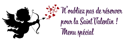 Menu saint valentin